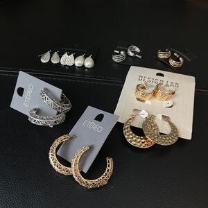 NEW Lot of 9 earrings.Retails $112